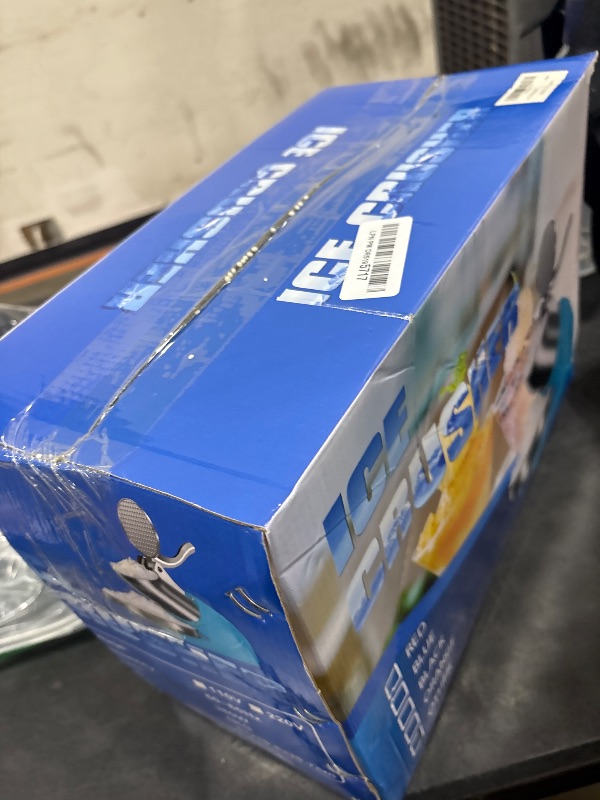 Photo 1 of BI-DTOOL Shaved Ice Machine 380W Electric Ice Crusher Triple Blades Ice Crusher Shaver 286lbs/hr Snow Cone Machine 1500 RPM Stainless Steel Ice Shaver Ice Shaving Machine for Home and Commercial