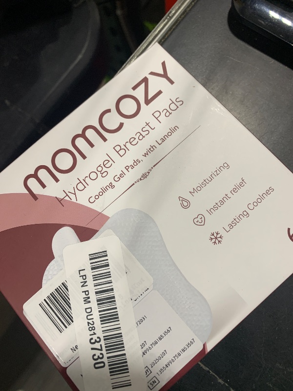 Photo 1 of Momcozy Hydrogel Nipple Pads with Soothing Lanolin, Soothies Gel Nursing Pads Provide Instant Cooling Relief, Breastfeeding Essentials, 6 PCS