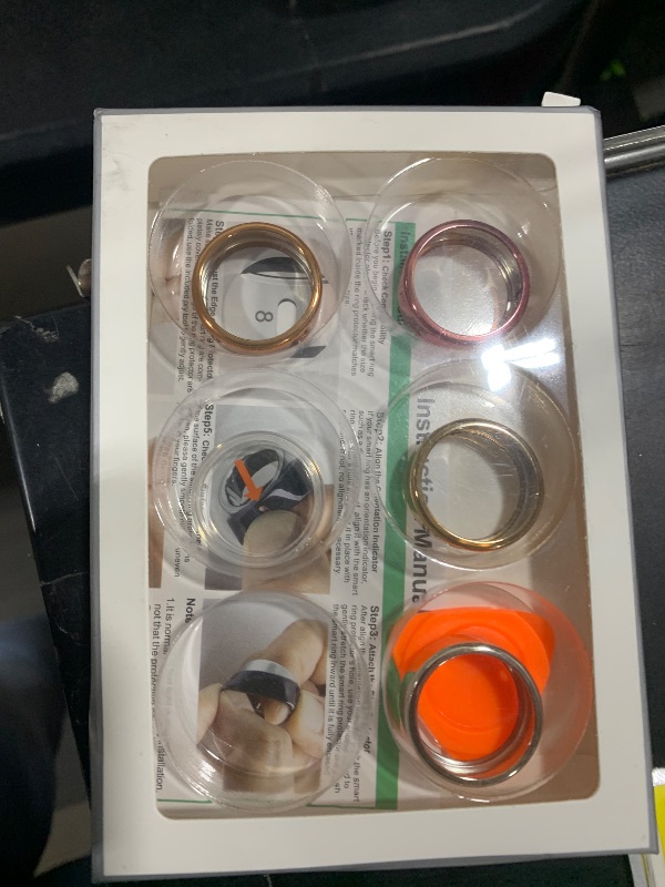 Photo 1 of Hexasider 5 Pack Ring Cover Compatible with Oura Ring Gen 4/Oura Ring Gen 3 Horizon/Heritage, Abrasion-Resistant TPU Case for Oura Ring Protector Accessories for Oura Size 7
