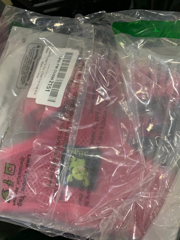 Photo 1 of EcoBark Dog Harness - Eco-Friendly Soft Dog Harness - Over the Head Dog Harness Vest - Toy Breed Dog Harness - Small Harness for Puppies - No Pull No Choke for Puppy - Mesh Harness for Small Dogs - Chest Halter Harness (Small, Pink Dog Harness)