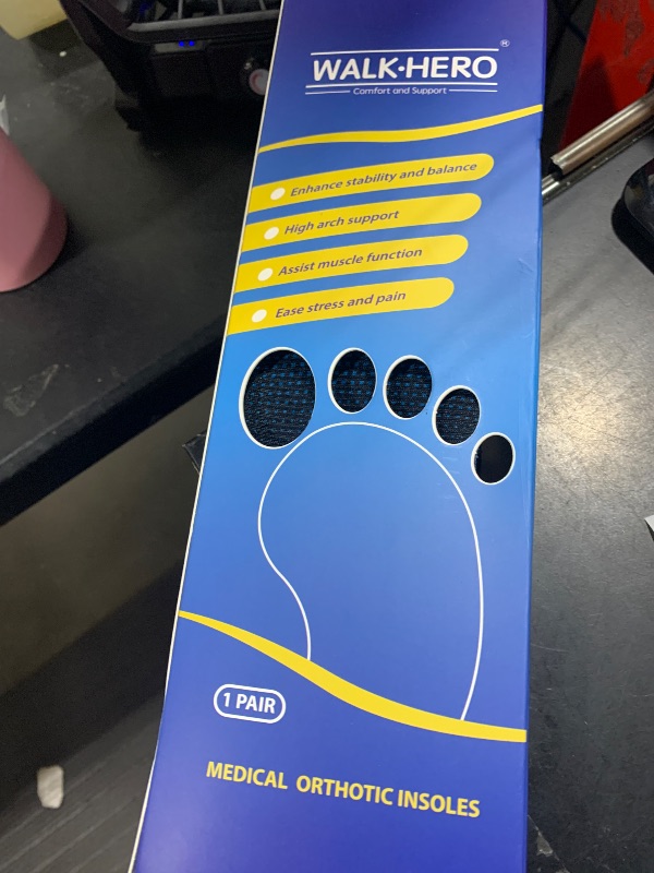 Photo 1 of Plantar Fasciitis Insoles for Men Women - Orthotics Inserts, Shoe Insoles Arch Support Flat Feet Inserts Work Boot Insoles for Standing All Day (Mens 9-9 1/2 | Womens 11-11 1/2)