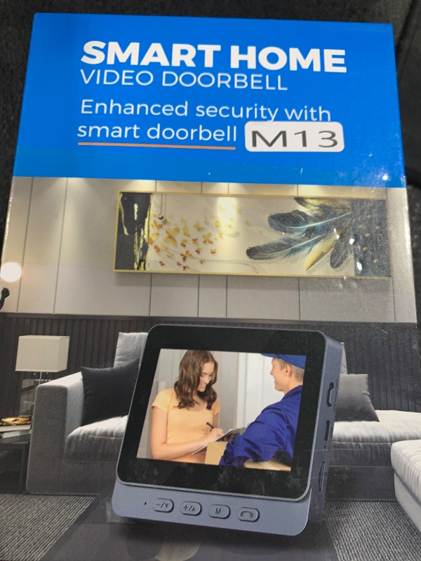Photo 1 of Generic Wireless Video Doorbell - Video Intercom System Smart WiFi Video Doorbell with 4.3 Inch 1080P HD Monitor/Night Vision / 170° Viewing Angle for Home Surveillance