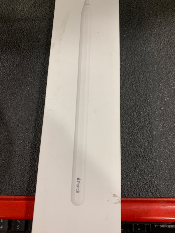 Photo 1 of Apple Pencil (2nd Generation): Device Compatibility Check Required - Pixel-Perfect Precision, Perfect for Note-Taking, Drawing, and Signing documents. Attaches, Charges, and Pairs magnetically.