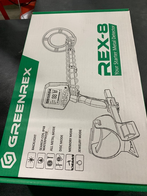 Photo 1 of GreenRex Metal Detector for Adults Professional, Waterproof Pinpoint, High Accuracy Gold and Silver Detection, Underwater and Beach Use, 10'' IP68 Coil, Bigger LCD, New Advanced DSP Chip