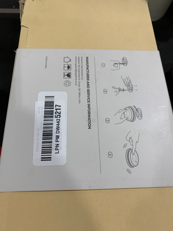 Photo 1 of Aegislink  Carbon Monoxide Detector, Interlinked Combination Smoke CO Alarm, Battery Powered, Wireless Interconnected, Digital Display, SC-RF220, 6-Pack
