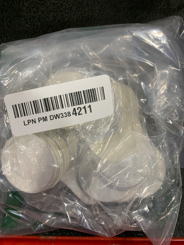 Photo 1 of U.S. Solid Aluminum Foil Cap Liner Heat Sealing for PE Bottle Lid(100 pcs, 38mm)