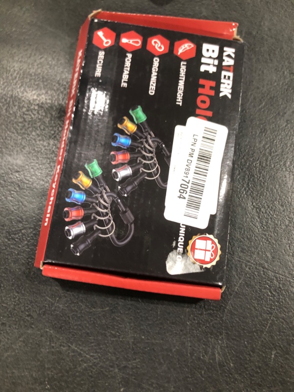Photo 1 of Katerk 6pcs 1/4 inch Hex Shank Aluminum Alloy Screwdriver Bits Holder 2 Sets, Light-weight Quick-change Extension Bar Keychain Drill Screw Adapter Change Portable (With Black Carabiner)