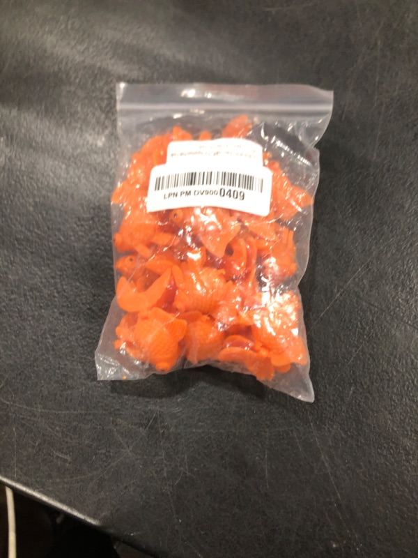 Photo 1 of XMHF 20 Pcs Fake Goldfish Artificial Orange Floating Fishes Ornament Decorations for Aquarium Fish Tank