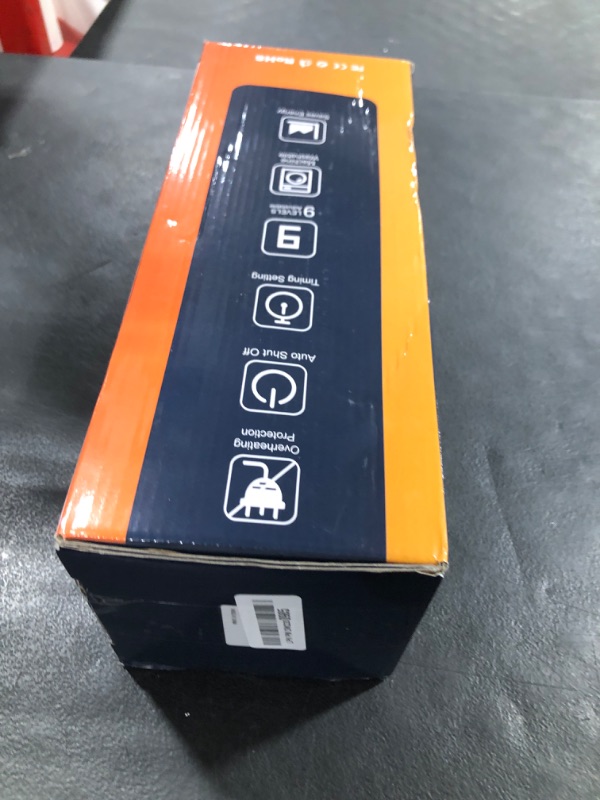 Photo 1 of Double Sided Electric Foot Warmer for Men and Women with LCD Display & Non-Slip,Fast Heating Pad with Overheat Protection&Machine Washable, 10 ft Cord Foot Warmer Under Desk,Bed, Office,Home,Navy