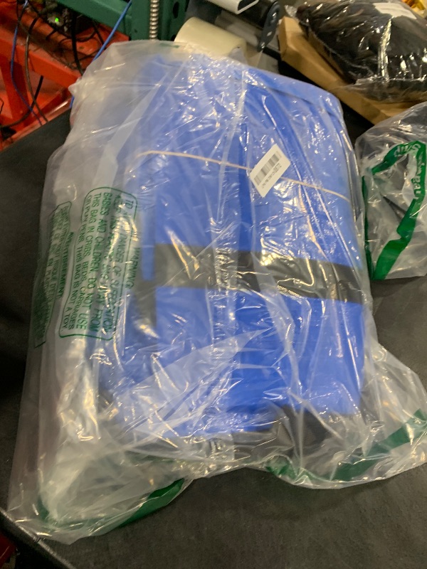 Photo 1 of TAILI Extra Large Moving Bags, 4 Pack Blue Heavy Duty Totes For Storage with Visible Window, Wrap Around Handles, Storage Bags for Space Saving, Alternative to Moving Boxes