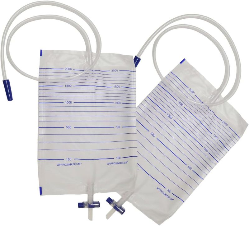 Photo 1 of 10 Pcs Urine Drainage Bags Catheter 2000ML