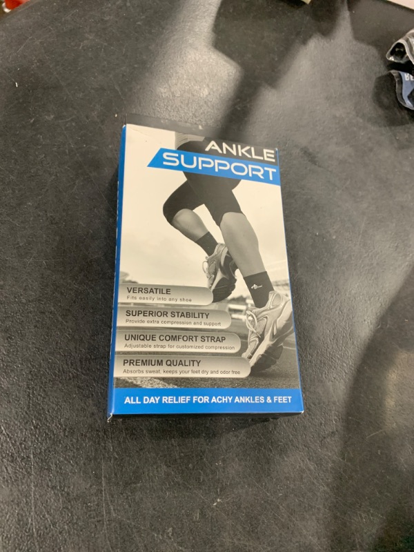 Photo 1 of ABIRAM Foot Sleeve (Pair) with Compression Wrap, Ankle Brace For Arch, Ankle Support, Football, Basketball, Volleyball, Running, For Sprained Foot, Tendonitis, Plantar Fasciitis