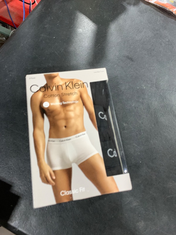 Photo 1 of Calvin Klein Men's Cotton Stretch 3-Pack Low Rise Trunk M
