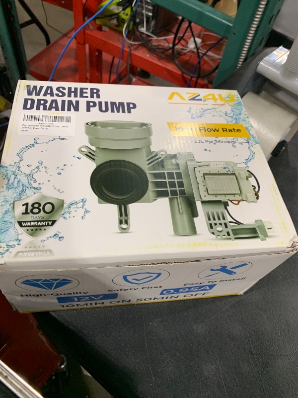 Photo 1 of  Drain Pump Assembly b40-3a01 Washer Drain Pump & Motor Fit for General Electric, Hotpoint Washer Replaces B40-3A01, AP6889136, PS12723115, 290d1201g003