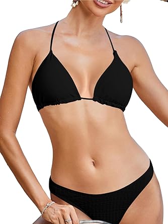 Photo 1 of Womens Black 2 Piece Bikini M