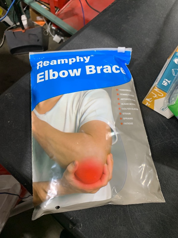 Photo 1 of Reamphy Elbow Brace,Comfortable Night Elbow Sleep Support,Elbow Splint, Adjustable Stabilizer Splints, Cubital Tunnel Syndrome,Tendonitis,Ulnar Nerve,Tennis,Fits for Men and Women(Fits Most)