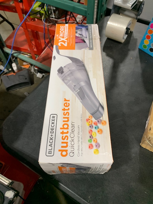Photo 1 of BLACK+DECKER dustbuster QuickClean Cordless Handheld Vacuum (HNVC215B10)