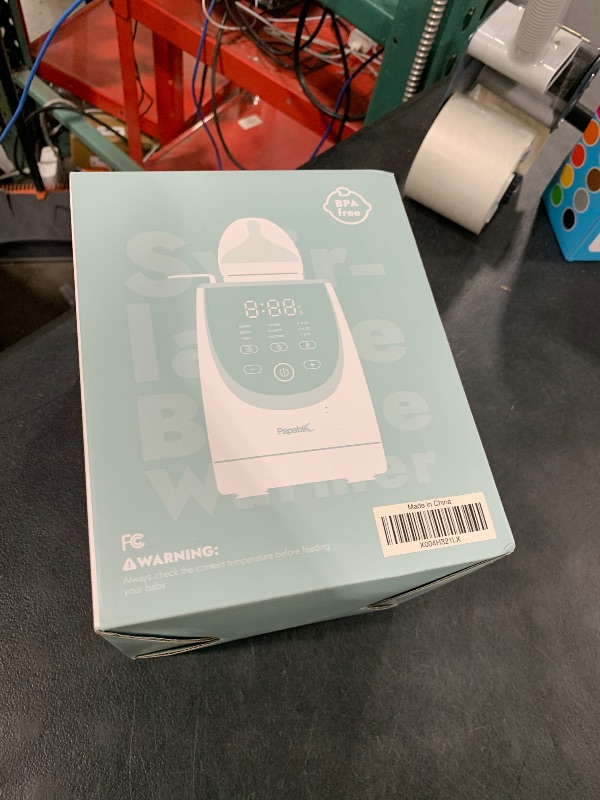 Photo 1 of Papablic NutriWarm™ Swirlable Bottle Warmer – Advanced Nutrient-Preserving Warming Technology, Fast and Even Warming for Breastmilk & Formula, Precise Temperature Control, Easy to Use