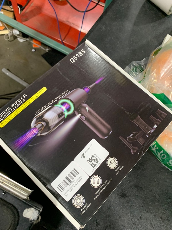 Photo 1 of Feiltik Handheld Car Vacuum Cleaner Cordless, 18000PA High Power Car Vacuum Cleaner & Air Duster/Blower, Portable Vacuum with Magnetic Dust Collection Bin, LED Light, 2 Gear Hand Held Vacuum for PC