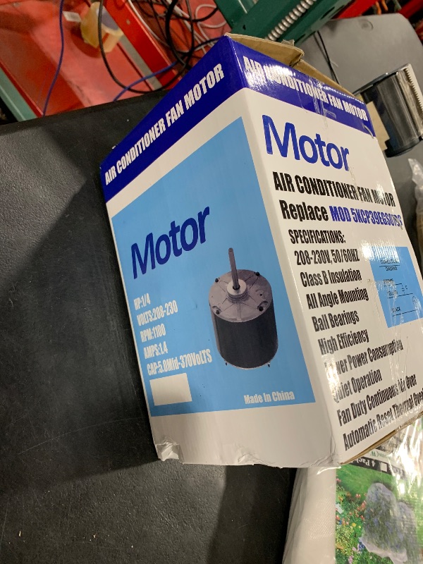 Photo 1 of 5KCP39EGS070S Condenser Fan Motor OEM Standard-1/4 HP 208-230V 1100 RPM Compatible with Genteq #3905 Replaces HC39GE237 HC39GE237A HC39GE236A HC39GE234A Fan Motor for Ac Unit-Inclusive Capacitance