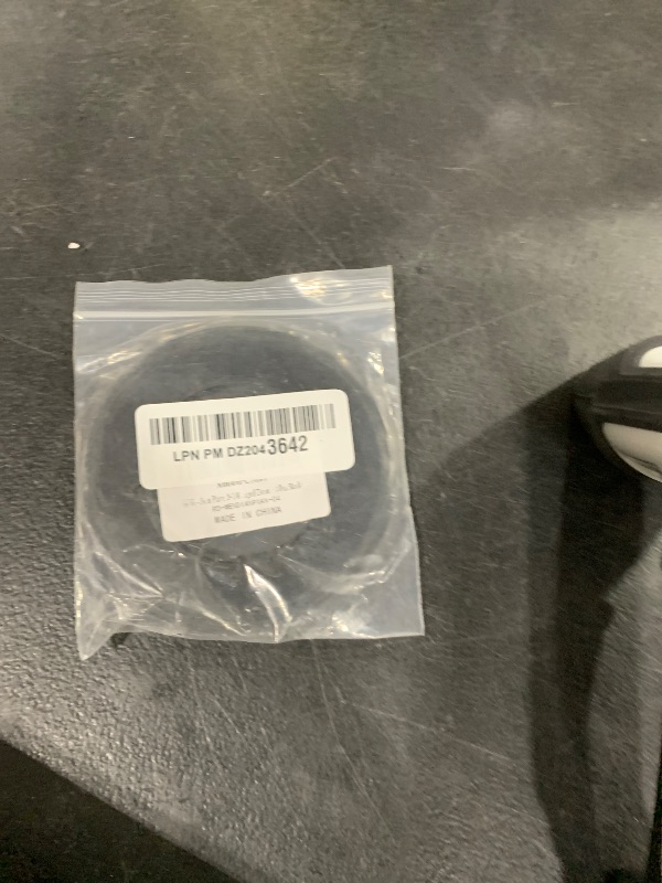 Photo 1 of Scar Plate, 2-1/8" Inner Diameter, 3-1/2" Outer Diameter, Fits Under existing lockset to Cover up The Damaged Door (4 Pcs Black)