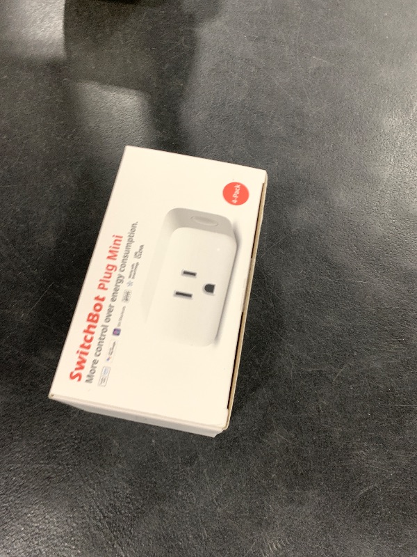 Photo 1 of ?2025 New? SwitchBot Smart Plug Mini 15A(4 Pack), Energy Monitor, Smart Home WiFi(2.4GHz) & Bluetooth Outlet, Compatible with Alexa & Google Home, APP Remote Control & Timer Function, No Hub Required