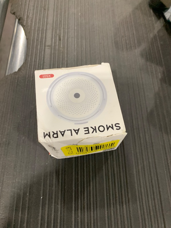 Photo 1 of X-Sense Mini Smoke Alarm, 10-Year Battery Fire Alarm Smoke Detector with LED Indicator & Silence Button, XS01