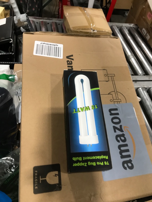Photo 1 of GOOTOP Replacement Bulb for Zap T6 Pro, K15, T9,X3 Bug Zapper, 15W, 4-Pin Base, U-Tube Bulb Twin Tube Bulb