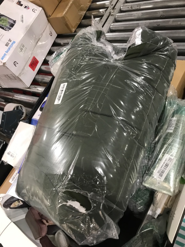 Photo 1 of Litanika Comforters Olive Green Oversized Queen Size, 3 Pieces Lightweight Solid Bedding Comforter Set, All Season Fluffy Bed Set (98x98In Comforter & 2 Pillowcases)