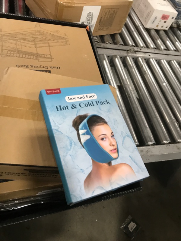 Photo 1 of Comfytemp Wisdom Teeth Ice Pack Head Wrap, Face Ice Pack for TMJ Relief, Surgery Recovery, FSA HSA Eligible, 4 Reusable Hot & Cold Gel Packs, Pain Relief for Jaw, Chin, Oral, Facial, Dental Implants