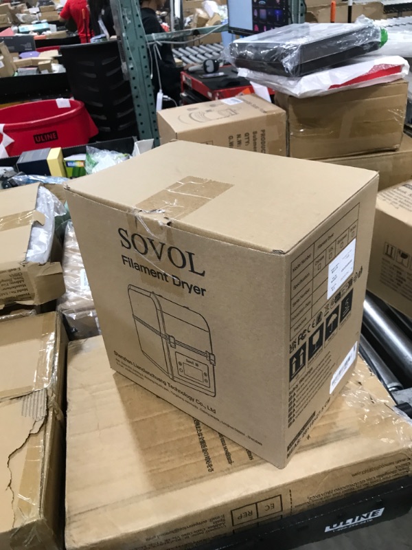 Photo 1 of Sovol Filament Dryer 2025, SH01 Filament Dehydrator 3D Printer Spool Holder with Upgraded Fan, Dry Box for Keeping Filament Dry, Compatible with 1.75mm, 2.85mm PLA PETG TPU ABS