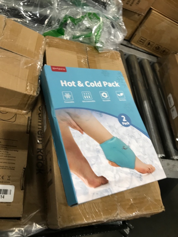 Photo 1 of Comfytemp Ankle Ice Pack Wrap for Swelling, Plantar Fasciitis, Foot Pain Relief, FSA HSA Eligible, Gel Packs for Injuries Reusable, Hot Cold Compression for Achilles Tendonitis, Sprain Ankles, 2 Packs
