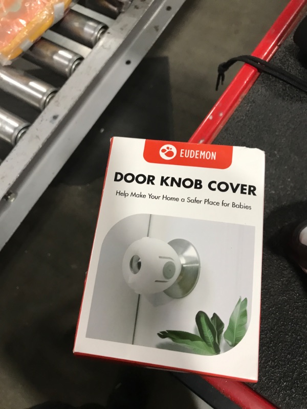 Photo 1 of EUDEMON 4 Pack Baby Safety Door Knob Covers Door Knob Locks(not Suit for All Door knobs)