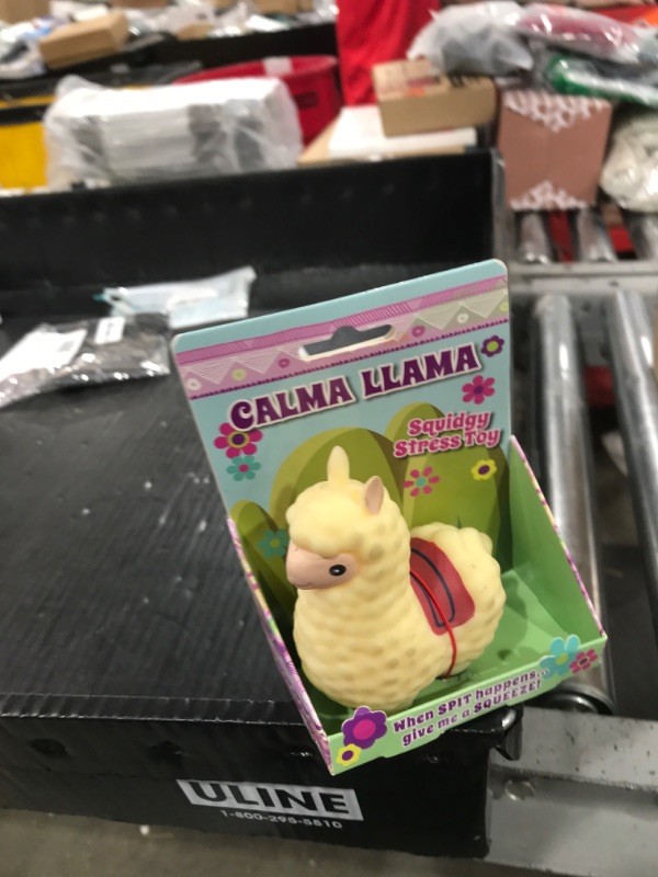 Photo 1 of Boxer Gifts Calma Llama Stress Relief Toy | Unique Stress Balls for Adults & Teenagers - Animal Squishy Fidget Toys for Anxiety - Cool Desk Accessories | Cute Stocking Stuffer Llama Gifts