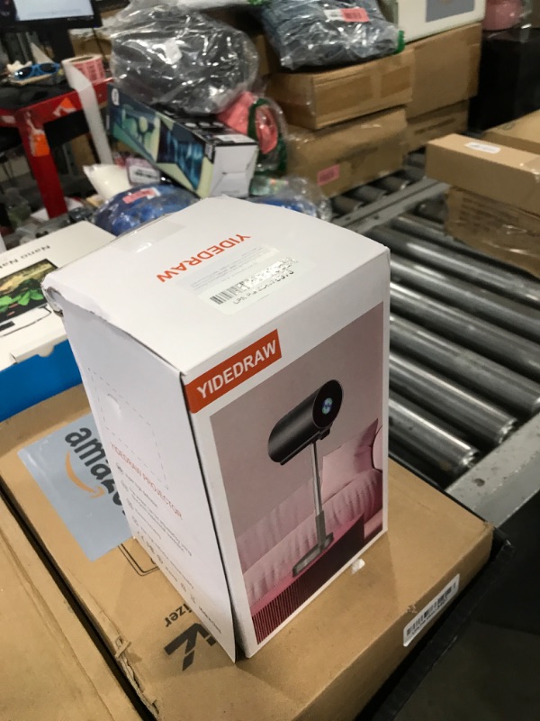 Photo 1 of ?Built in Apps&15" Foldable Stand?Mini Portable Projector with WiFi and Bluetooth, 1080P 550 ANSI Smart Projector with Electric Focus & 5W Speaker, Movie Projector for Bedroom with 200'' Large Display