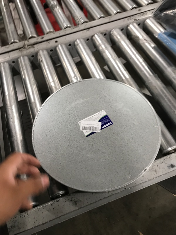 Photo 1 of 12" Inch Metal Tee Cap - Round Vent Cover - Galvanized Steel - Indoor and Outdoor Pipe Cover - Dryer Vent Cover - Dryer Duct End Cap - 12In Metal End Cap - Metal Plug 12Inch - Round Metal Duct Cap