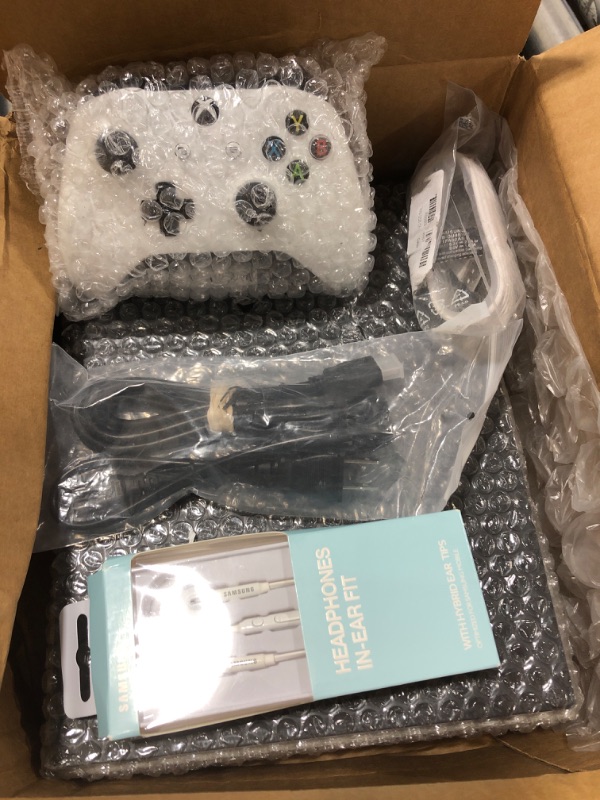 Photo 1 of Zeust Xbox One S 512GB Console Bundle - Includes the Xbox One Series S 500 GB Console White, 1 Wireless Controller, HDMI Cable, and Microfiber Cloth - Compact Digital Gaming Console (Renewed)