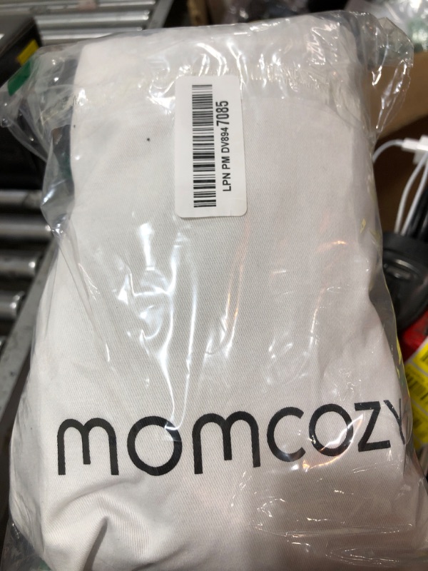 Photo 1 of Momcozy Baby Wrap Carrier, Easy to Wear Infant Carrier Slings, Lightweight Hands Free Baby Sling, Adjustable Baby Carriers for Newborn to Toddler 8-35 lbs, Black