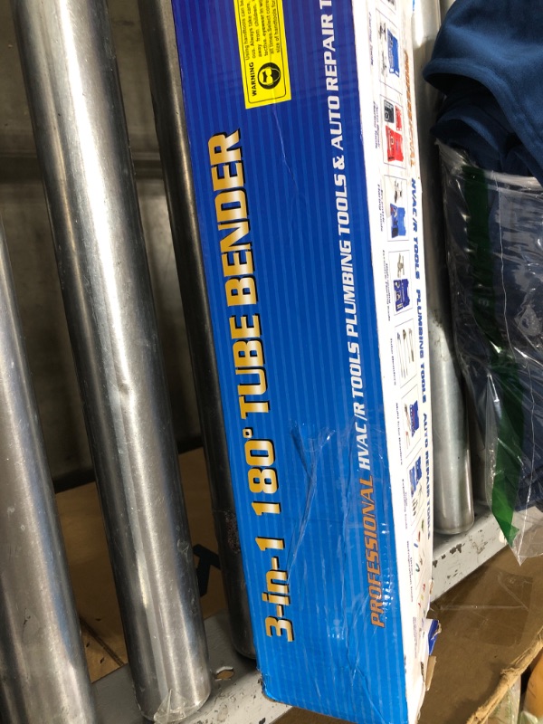 Photo 1 of 3 in 1 Manual Level Tube Bender, Pipe Tube Bender, 1/4", 3/8", 1/2" OD180° Copper Aluminum Pipes Bending Tools for HVAC Air Conditioning