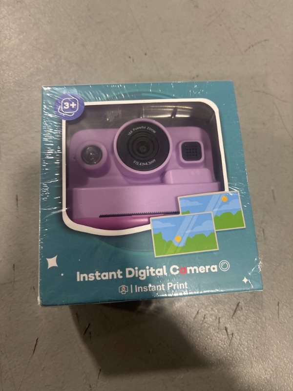 Photo 1 of Yehtta Instant Print Camera for Kids, Christmas Birthday Gifts for 3-12 Year Old Girls Boys, 2.4in Screen 1080P Video Digital Camera Toys for Kids Age 4 5 6 7 8 9 10 with 3 Rolls Print Paper 32G Card