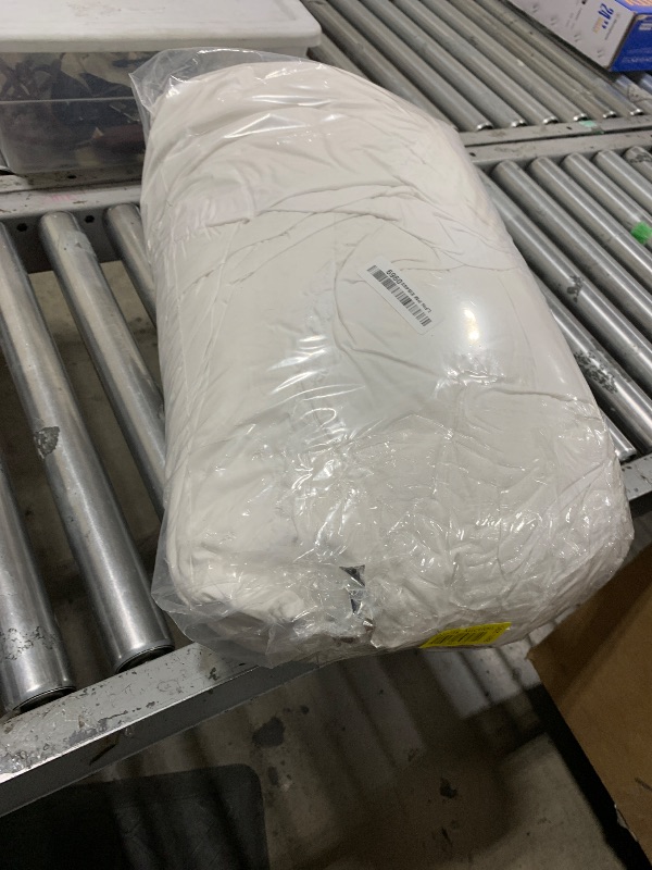 Photo 1 of Serta Goose Feather Down Fiber Cotton Comforter Queen Size - 100% Cotton Duvet Insert - Hotel Luxury Hypoallergenic Bedding Comforter All Season Medium Warmth 90 x 90 Inch White