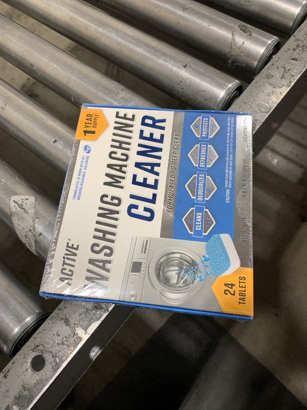Photo 1 of Washing Machine Cleaner Descaler 24 Pack - Deep Cleaning Tablets For HE Front Loader & Top Load Washer, Septic Safe Eco-Friendly Deodorizer, Clean Inside Drum and Laundry Tub Seal - 12 Month Supply