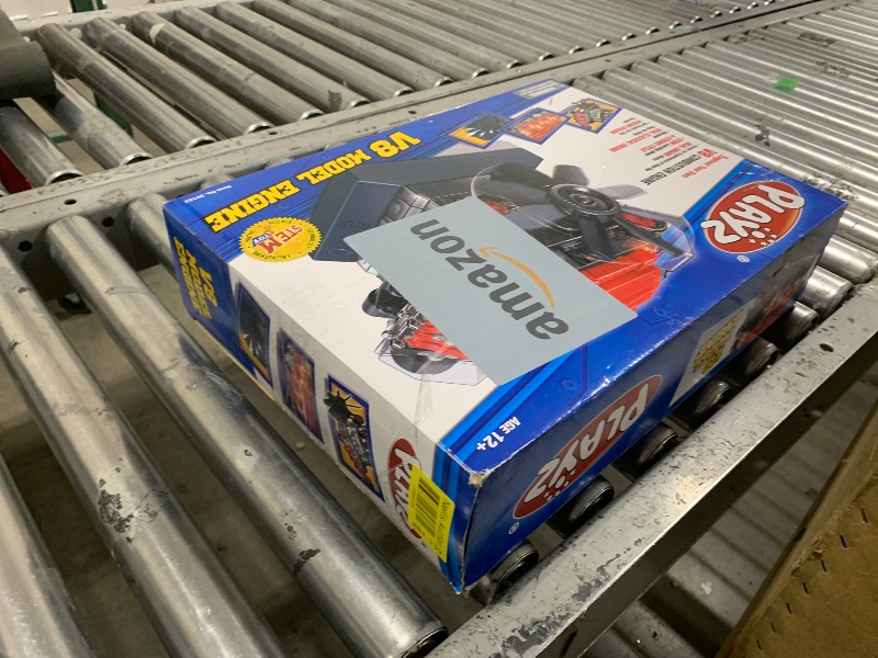 Photo 1 of Playz V8 Combustion Engine Model Kit That Runs - Build Your Own STEM Mini V8 Model Engine Kit for Adults & Kids Age 12+, Visible V8 Mini Engine Kit That Works for Adult w/ 270 STEM Parts