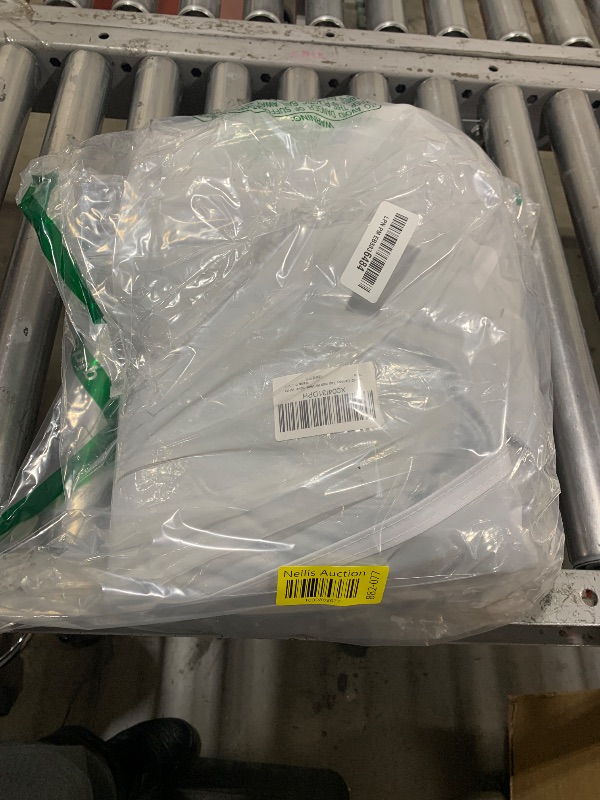 Photo 1 of 10x10 Pop up Canopy Tent Replacement Top only, 10 x 10 Canopy Replacement Roof Cover Silver White