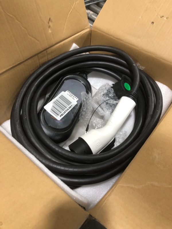 Photo 1 of TopAutoGear 50 Amp Electric Vehicle Charger Level 2 Portable EV Charging Station with 25 FT Cord Super Fast Car Charging Station, NEMA14-50 with SAE J1772, Compatible Indoor/Outdoor