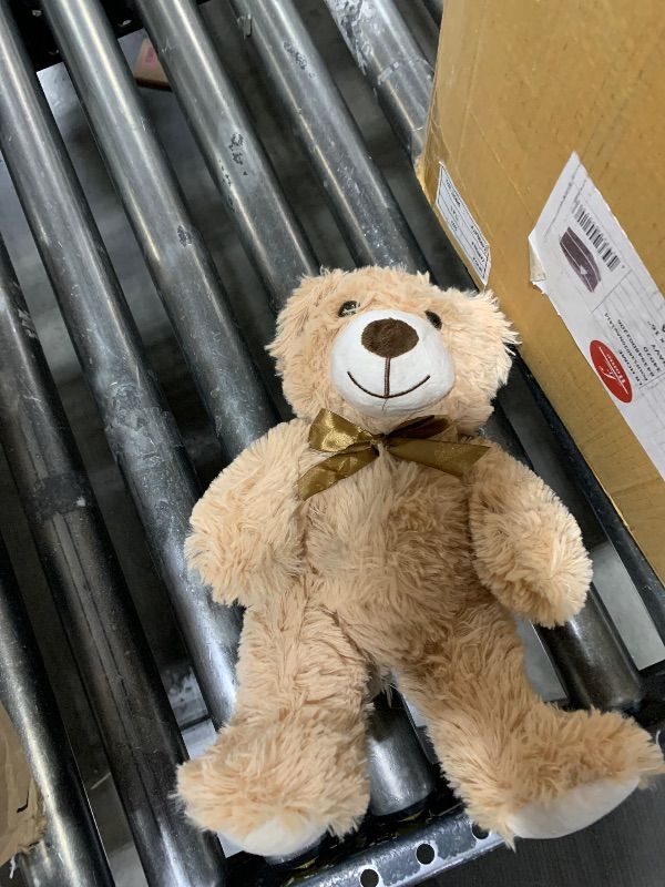 Photo 1 of MorisMos Teddy Bears Bulk Teddy Bear Stuffed Animal 14 in, Small Teddy Bears for Baby Shower, Kids, Girls, Boys, Light Brown