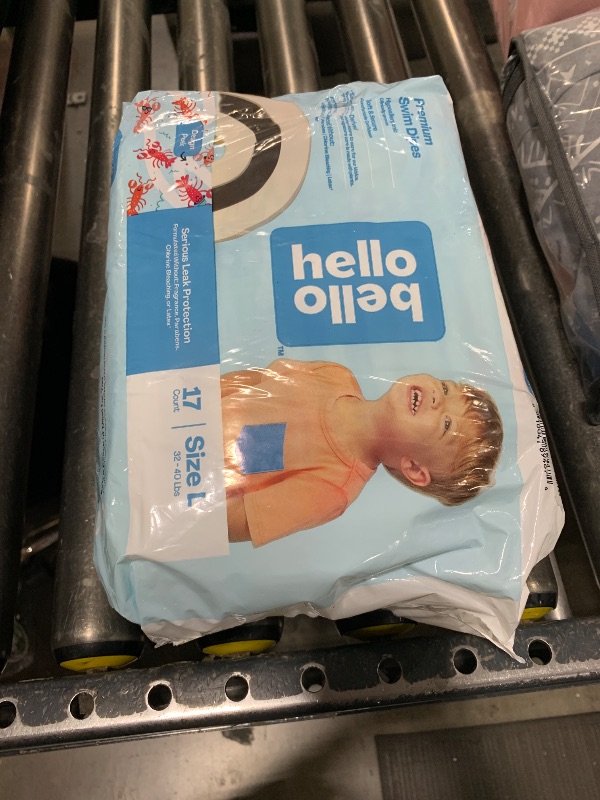 Photo 1 of Hello Bello Premium Swim Diapers - Size L (32-40 lbs), Cute Extra-Bright Lobster Designs, 17 Count Jumbo Pack