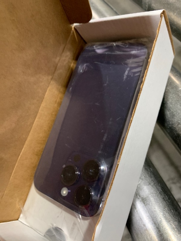 Photo 1 of Apple iPhone 14 Pro, 256GB, Deep Purple - Unlocked (Renewed)