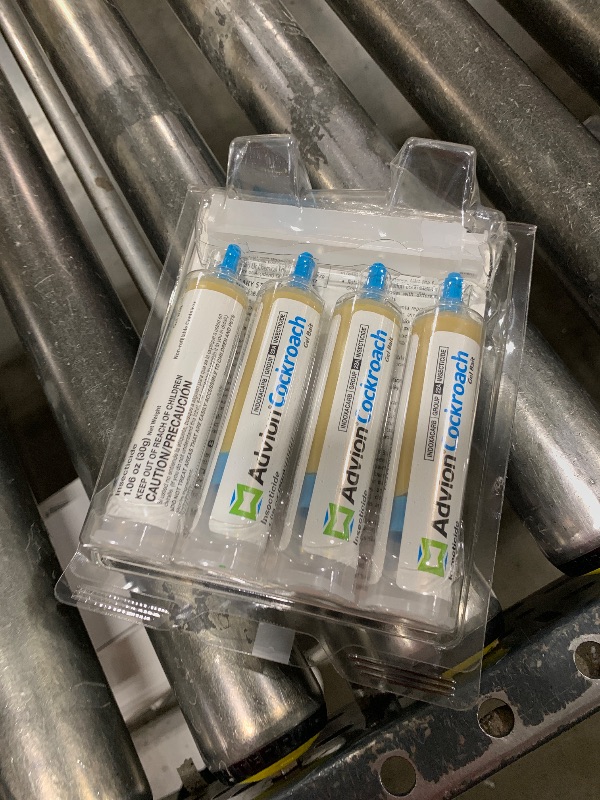 Photo 1 of Advion Ant Gel Bait, 4 Tubes x 30-Grams, 4 Plungers and 4 Tips, Effective Ant Bait, Formulated with 0.05% Indoxacarb, Indoor and Outdoor Use, Ant Killer Gel for Control of Most Major Ant Species