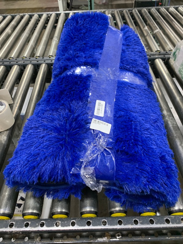 Photo 1 of plumlik 5x7 Area Rugs for Living Room, Blue Fluffy Shag Rug for Bedroom, Nursery and Indoor Floor, Soft and Comfy, Fuzzy Carpet for Kids, Girls, Boys Room Dorm Home Decor Aesthetic, Upgrade Non Slip